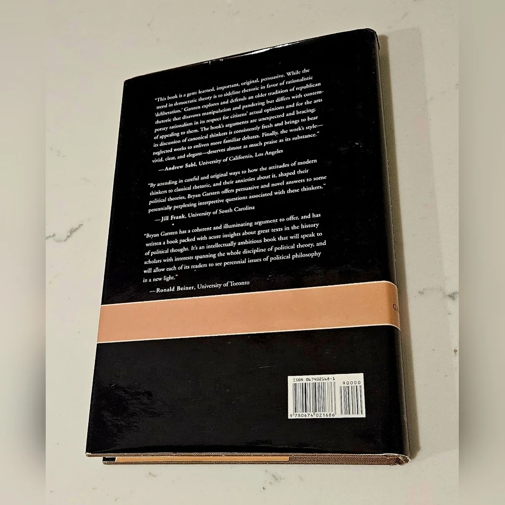 BOGO Saving Persuasion: A Defense of Rhetoric and Judgment Bryan Garsten